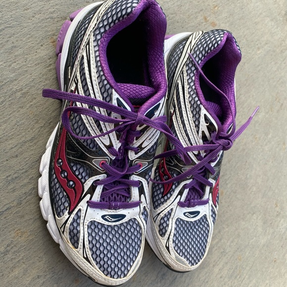 Saucony guide 6 purple black 7.5 shoes - Picture 4 of 10